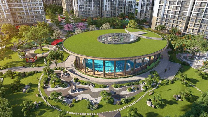 Bể bơi bốn mùa Metrolines The Sakura Vinhomes Smart City