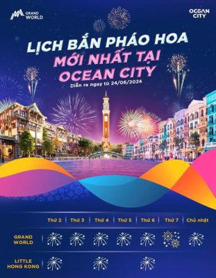 Cập nhật lịch bắn pháo hoa Vinhomes Oceanpark 2