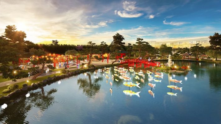 Hồ cá chép đỏ – Biểu tượng may mắn và tài lộc