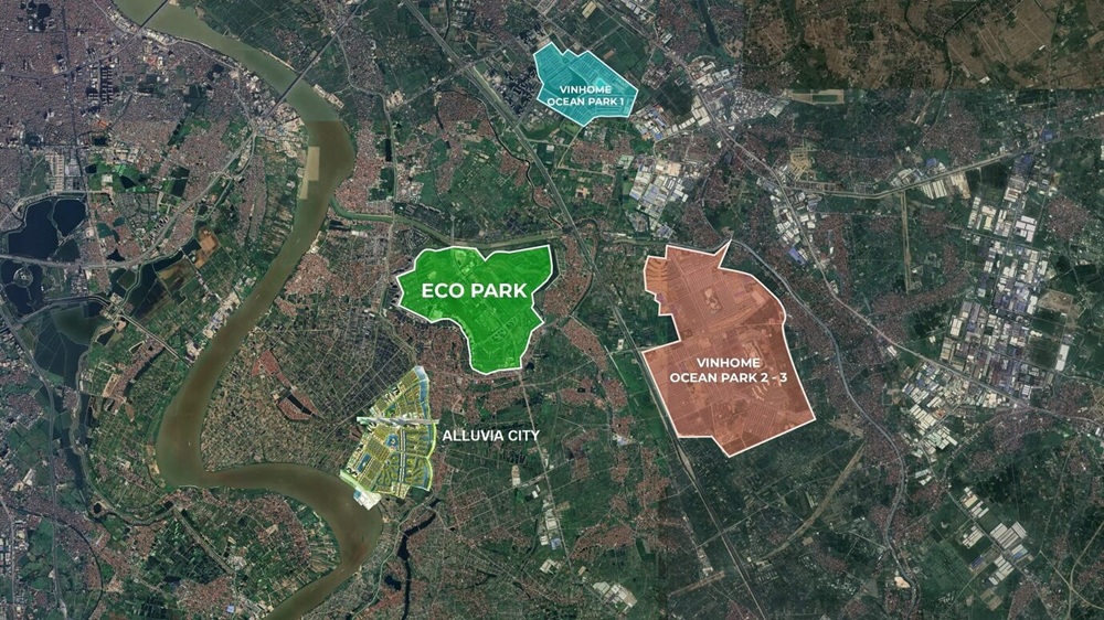 Vị trí đắc địa kết nối linh hoạt Alluvia City Văn Giang